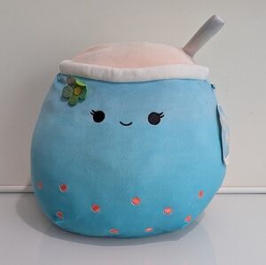 Squishmallows 12” Jakarria The Blue Boba Tea Plush Kellytoy Stuffed Animal